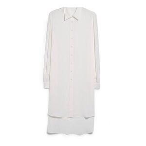 Mango chiffon white tunic BNWT​